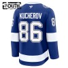 Tampa Bay Lightning tröja Fanatics Premium Nikita Kucherov 2024-25 Blå Hemma - NHL Tröjor Barn